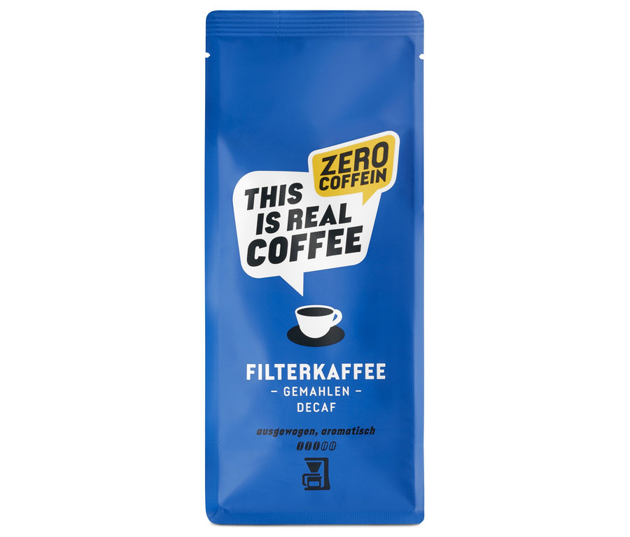 Hanseatic - This is real Coffee Filterkaffee Decaf, entkoffeiniert - 200 g Gemahlen