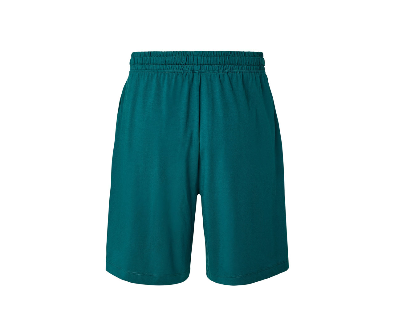 Petrolfarbene Relaxshorts.