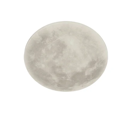 Trio Deckenleuchte »Lunar«: Eine runde Deckenleuchte mit Mondoberflächendesign.